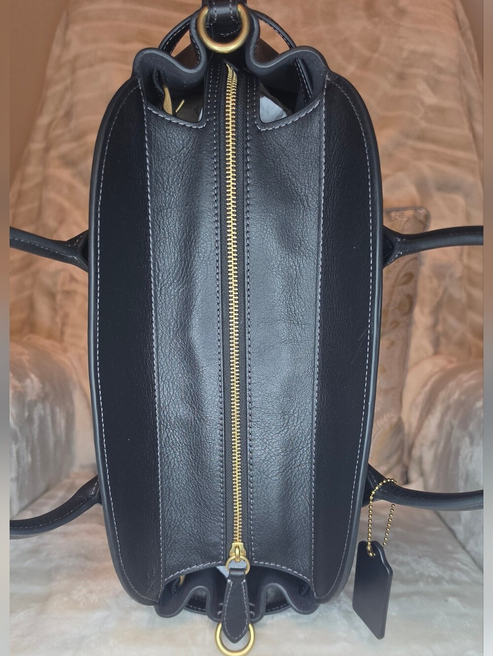 COACH SOFT EMPIRE CARRYALL BAG 40 - Picture 7 of 13